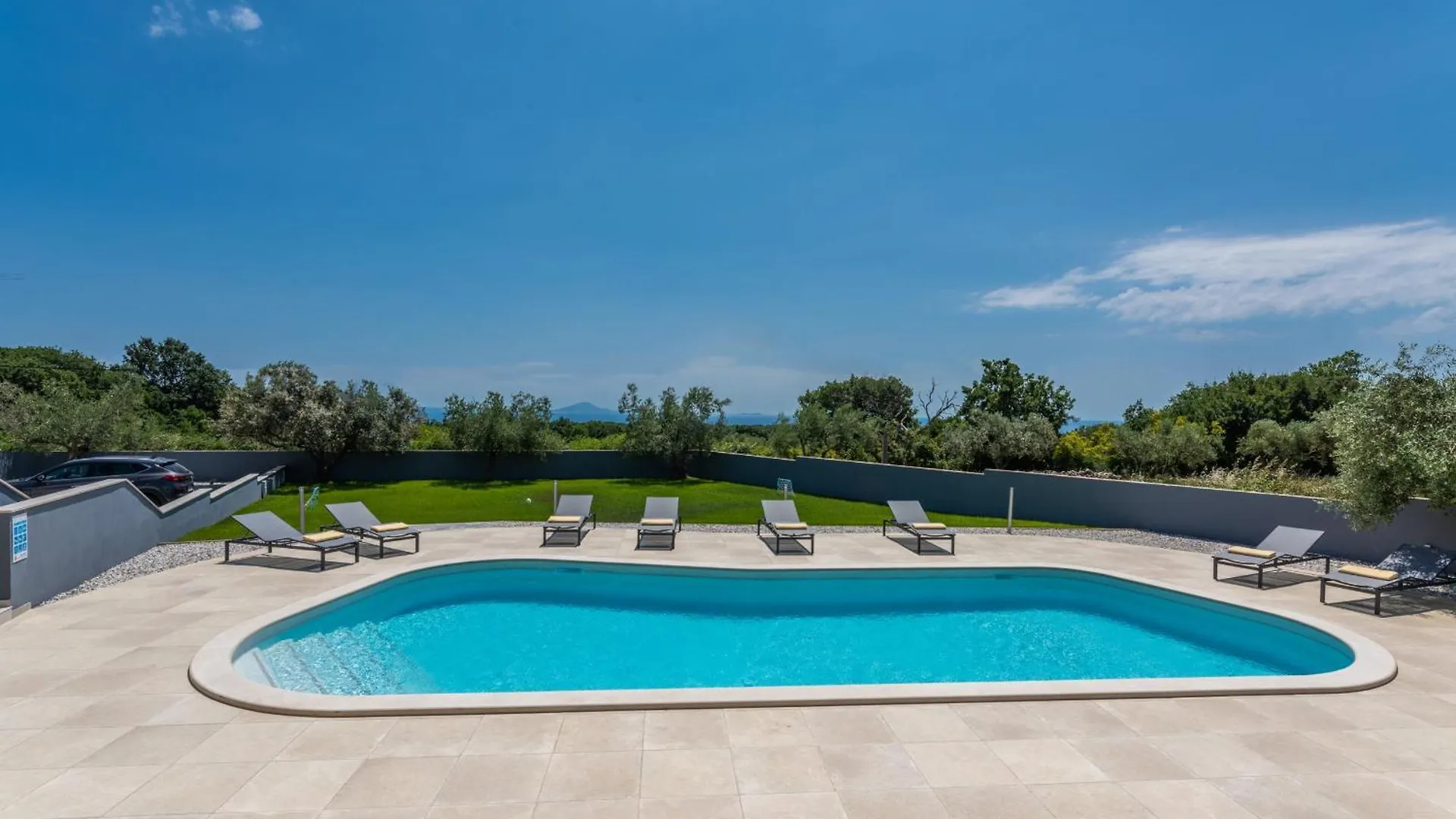 Villa Posidonia Near Pula With Sea View And Surrounded By Olive Trees Krnica Kroatien