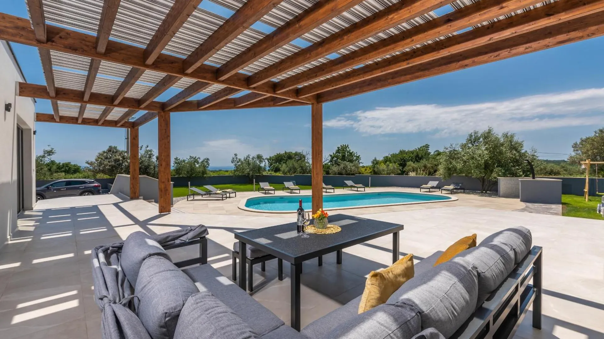 Villa Posidonia Near Pula With Sea View And Surrounded By Olive Trees Krnica