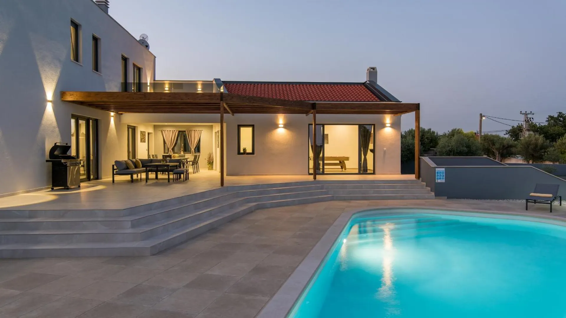 Villa Posidonia Near Pula With Sea View And Surrounded By Olive Trees Krnica Croatia