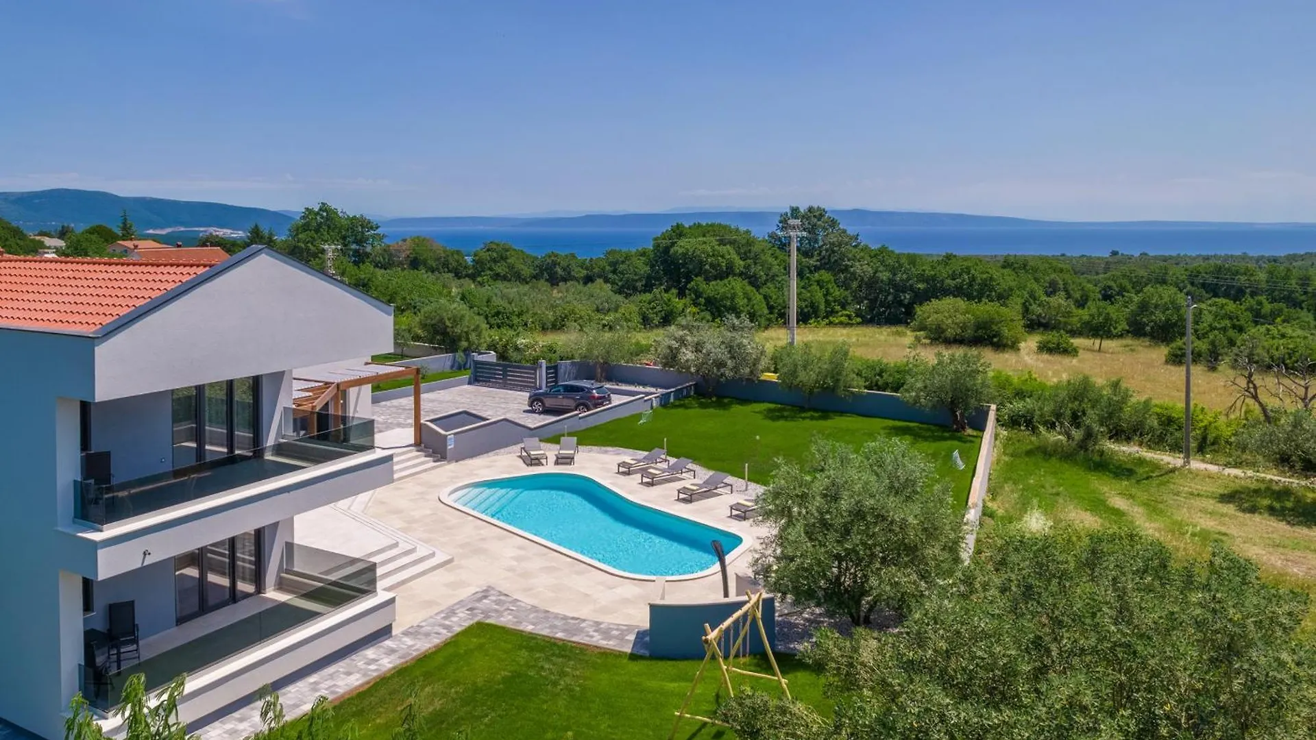 Villa Posidonia Near Pula With Sea View And Surrounded By Olive Trees Krnica Croatia